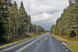 Von Umeå nach Ammarnäs, Västerbotten, Nordschweden